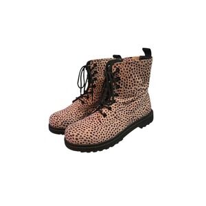 Torrid Cheetah Print Lace-Up Ankle Boots Wide 10.5WW